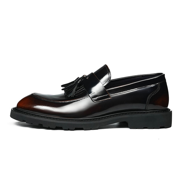 Veltique Snakara Tassel Dress Loafers