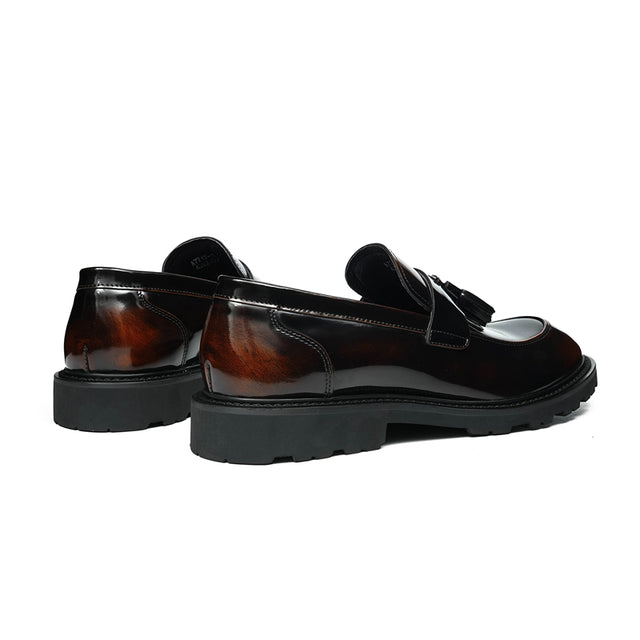Veltique Snakara Tassel Dress Loafers