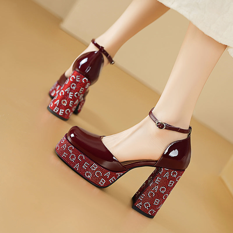 Dracavant Event Croctex Platform Heels