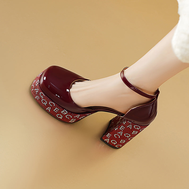 Dracavant Event Croctex Platform Heels