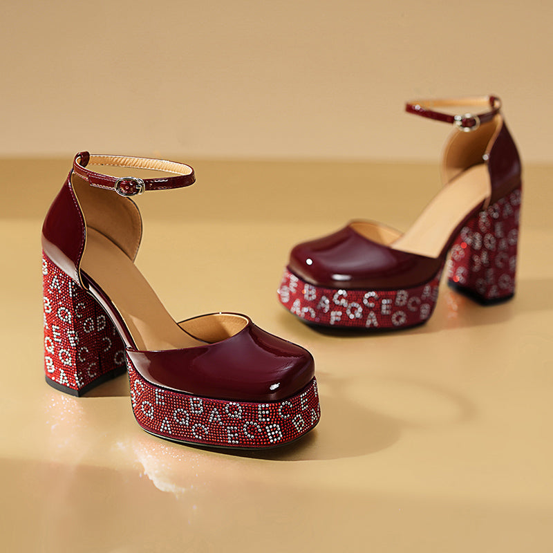 Dracavant Event Croctex Platform Heels