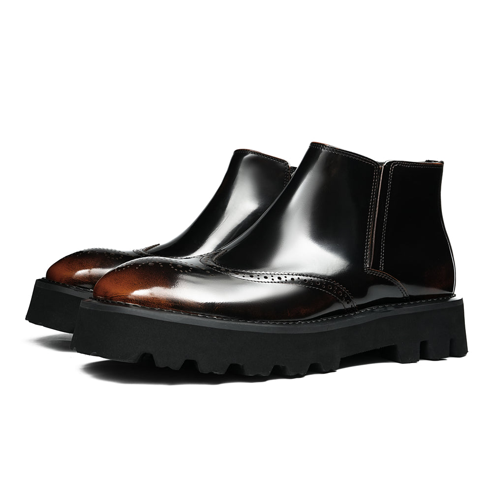 Veltique Sleek Slide Dress Boots