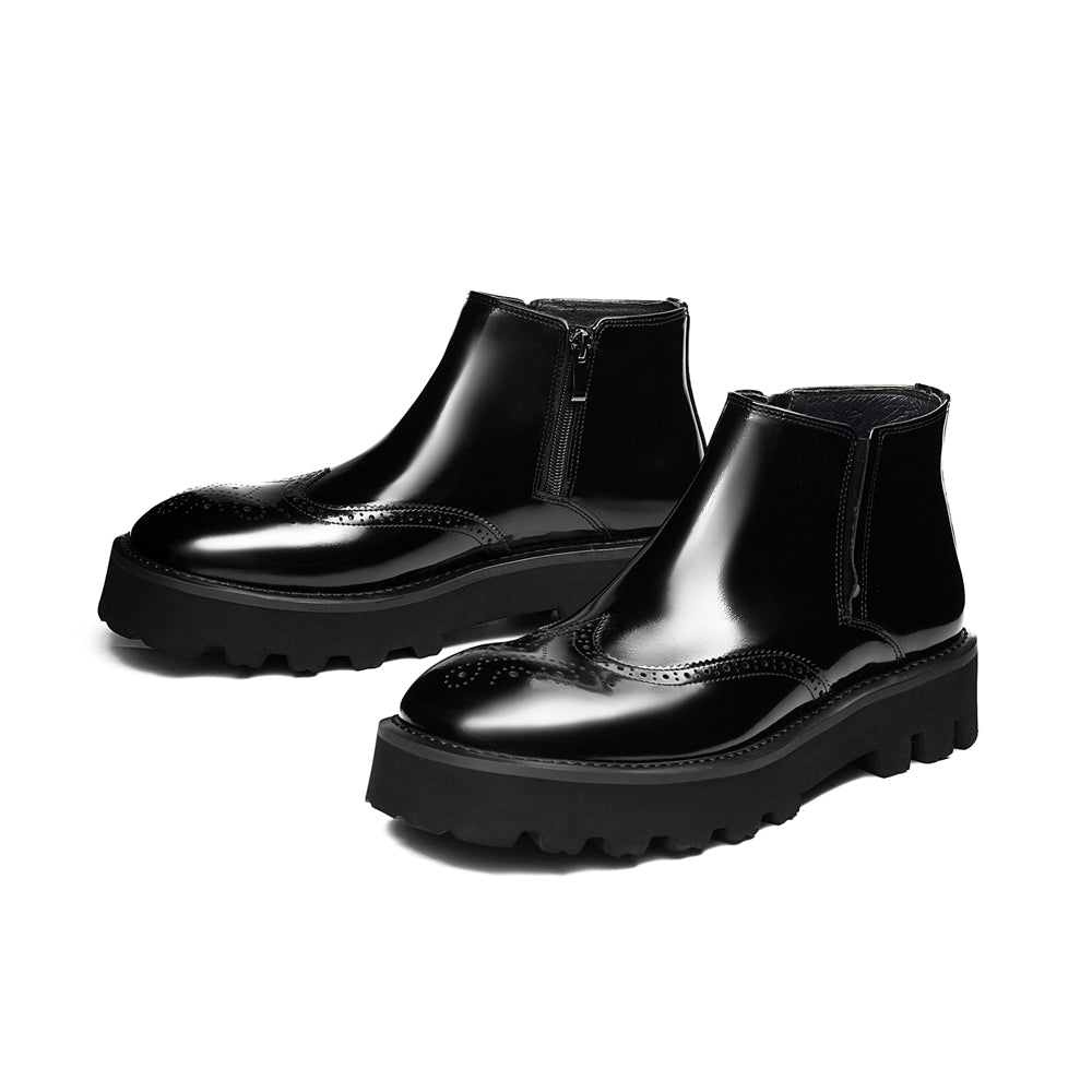 Veltique Sleek Slide Dress Boots