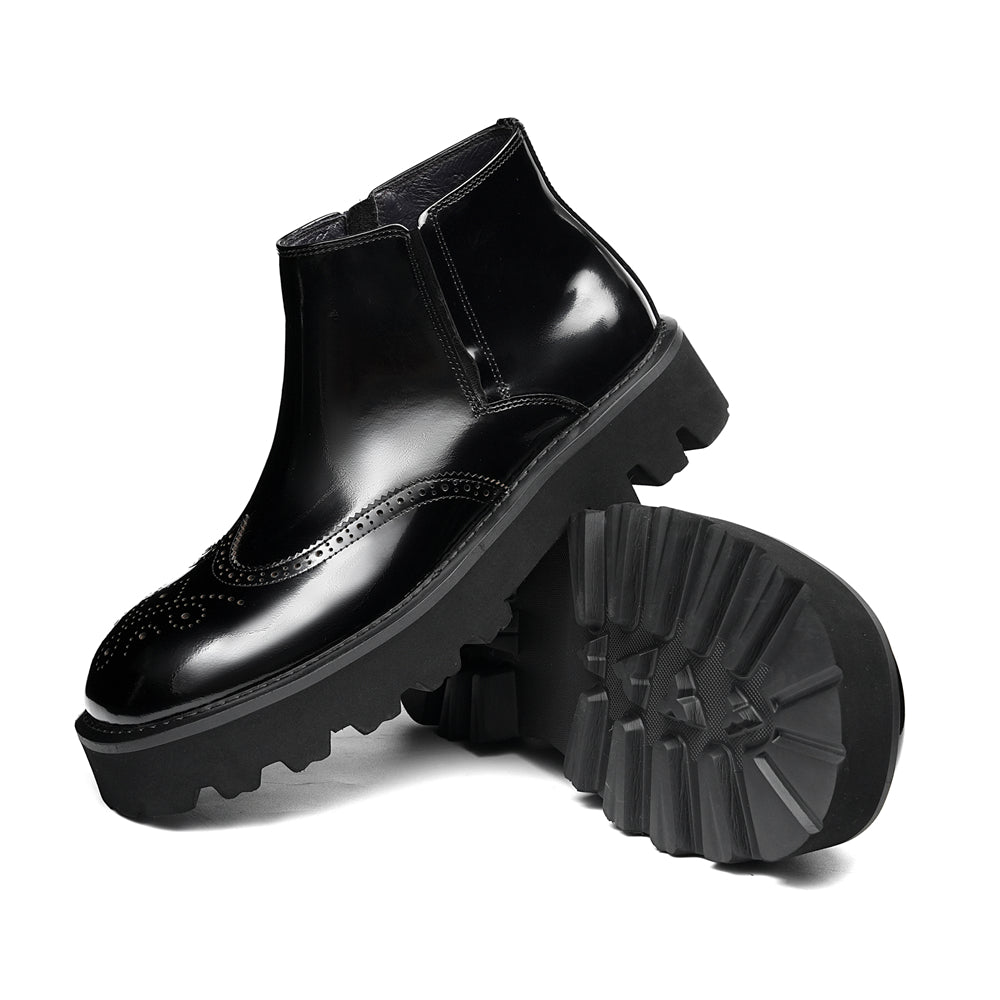 Veltique Sleek Slide Dress Boots