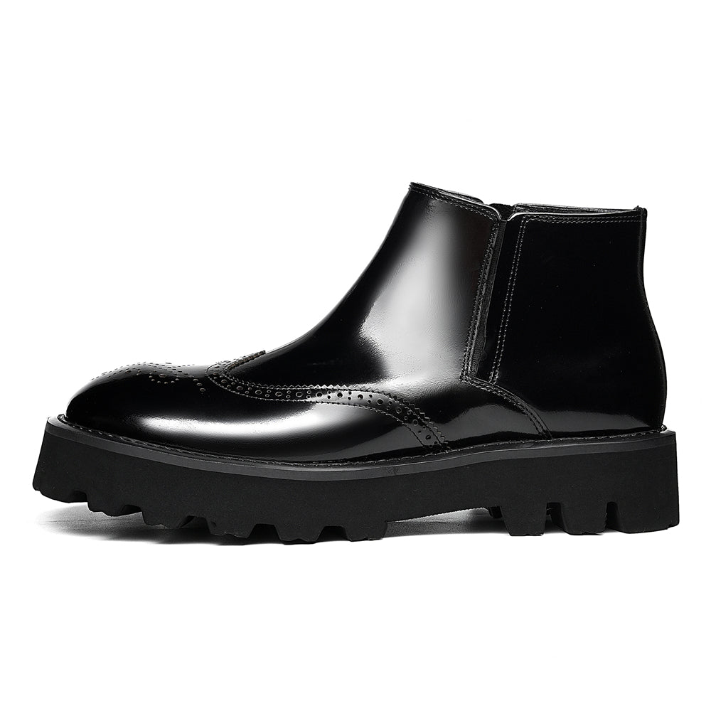 Veltique Sleek Slide Dress Boots