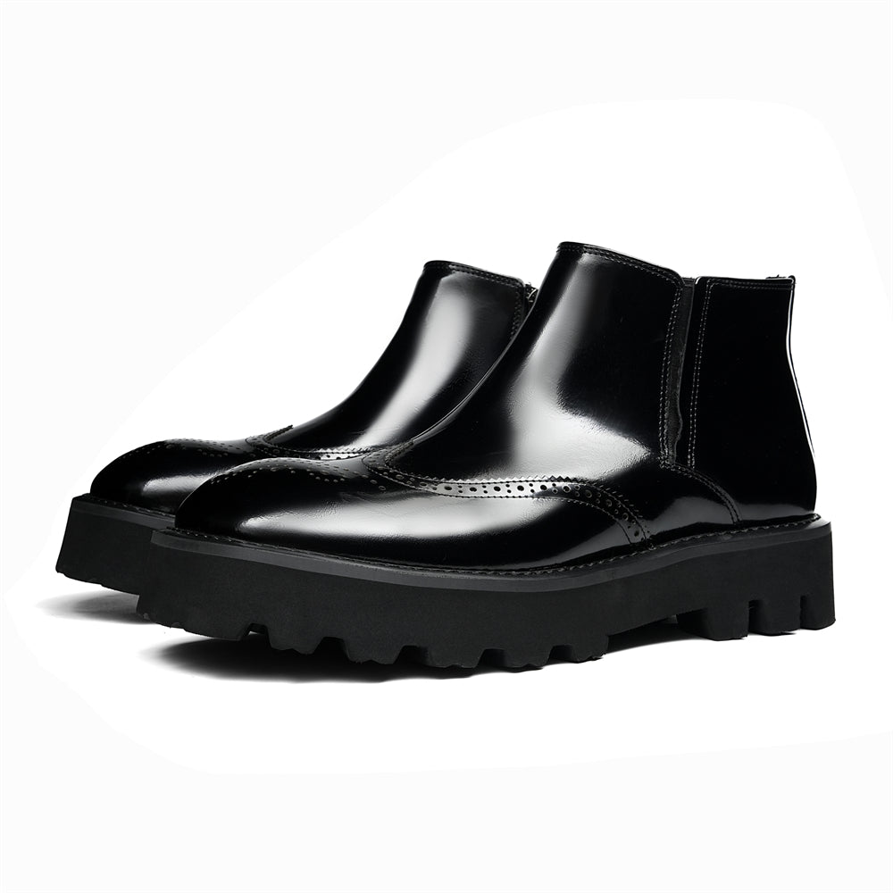 Veltique Sleek Slide Dress Boots