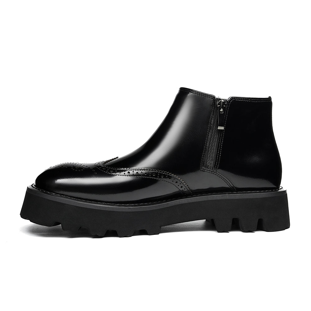 Veltique Sleek Slide Dress Boots