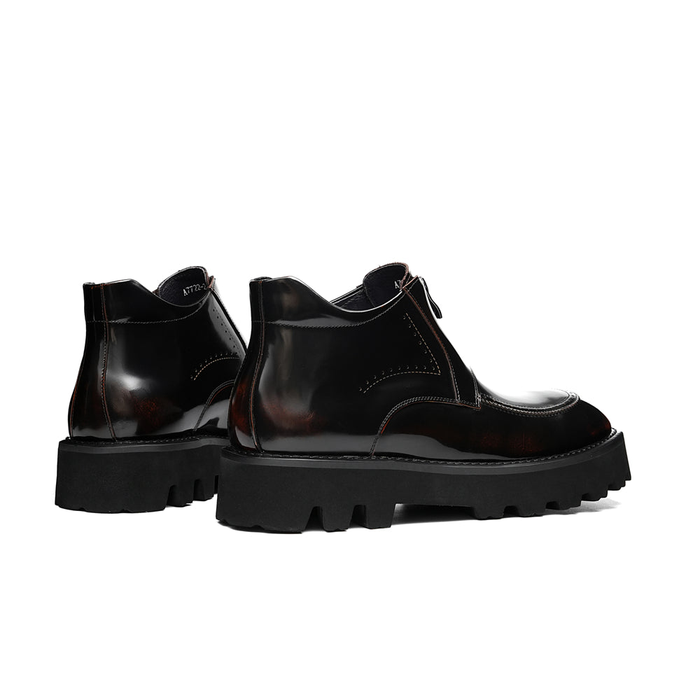 Veltique Sleek Slide Dress Boots