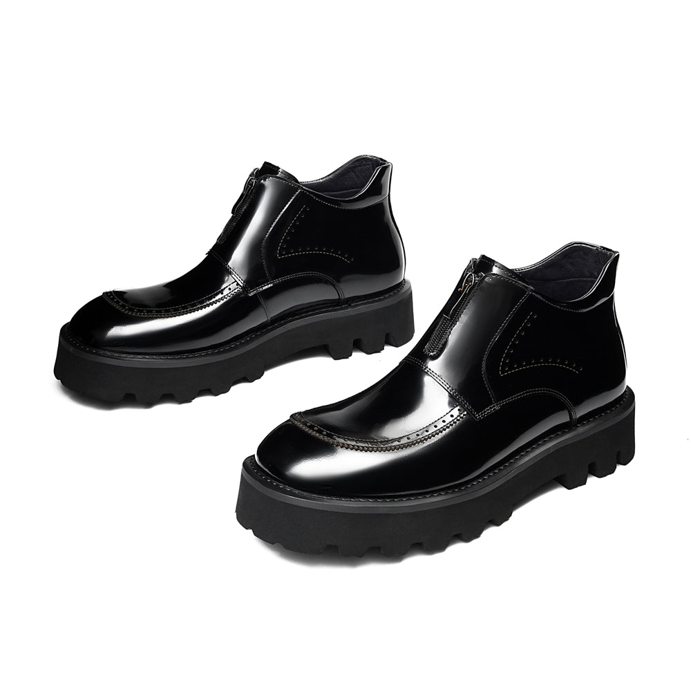 Veltique Sleek Slide Dress Boots