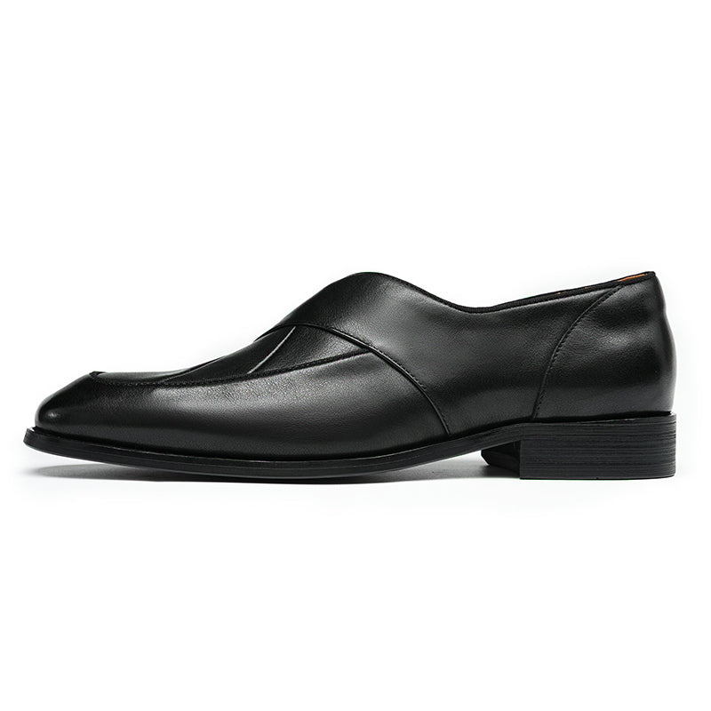 Celestova Elegance Leather Slip Loafers