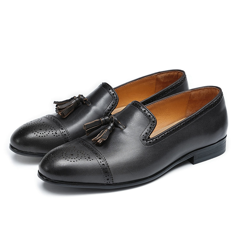 Exoticade Diamoré Ebonique Croc Loafers