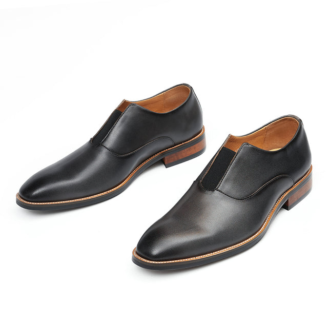 Eldorian Elegance Leather Slip Loafers