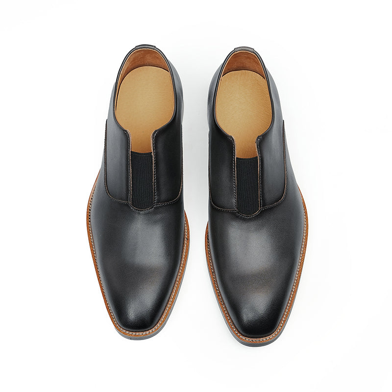 Eldorian Elegance Leather Slip Loafers