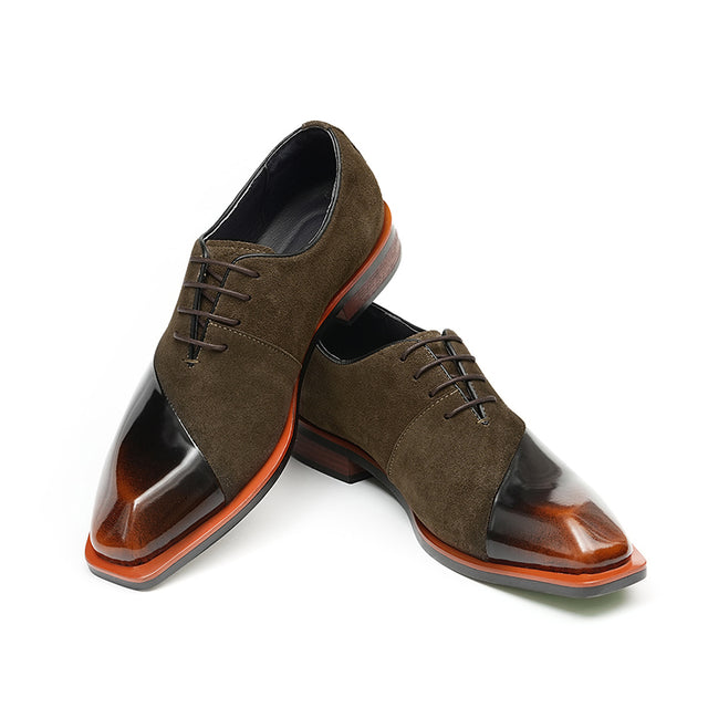 Aurastyle Ebonique Leather Brogues