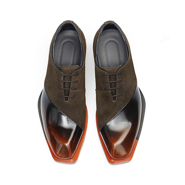 Aurastyle Ebonique Leather Brogues