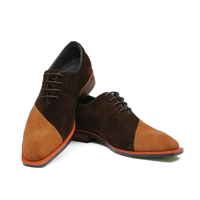 Aurastyle Ebonique Leather Brogues
