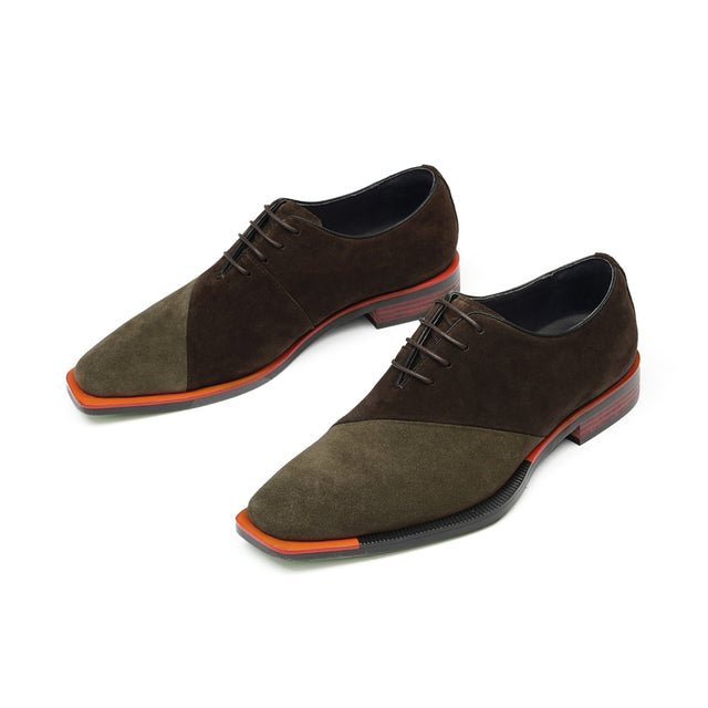 Aurastyle Ebonique Leather Brogues