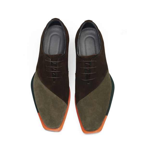 Aurastyle Ebonique Leather Brogues