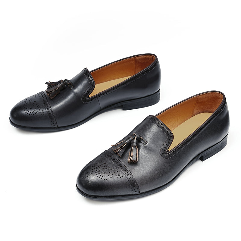 Exoticade Diamoré Ebonique Croc Loafers