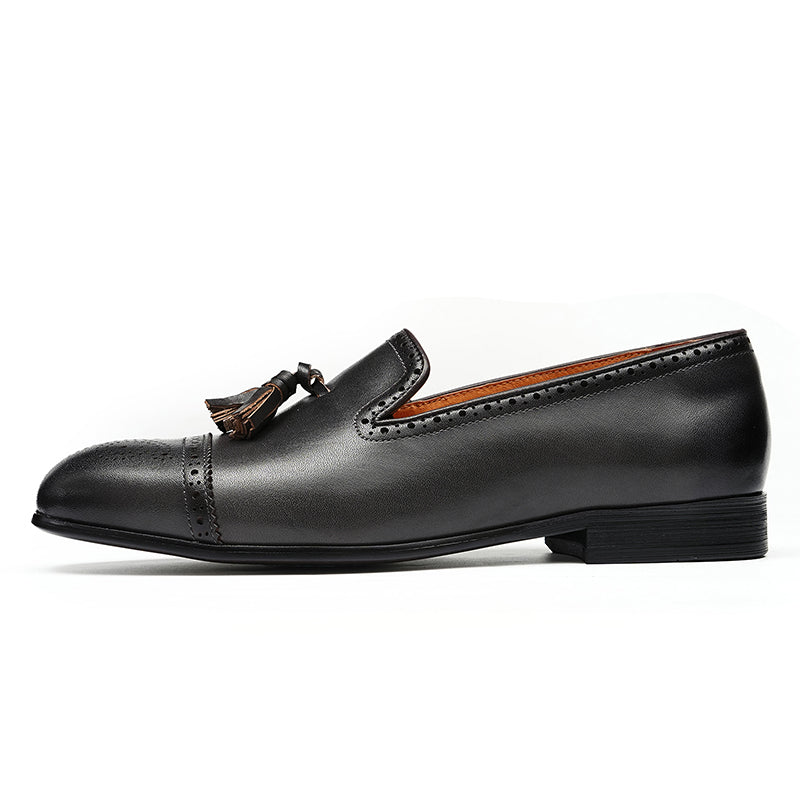 Exoticade Diamoré Ebonique Croc Loafers