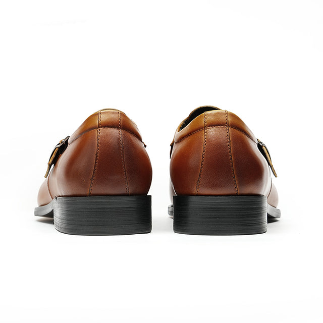 Viprano Chic Buckle Leather Sandals