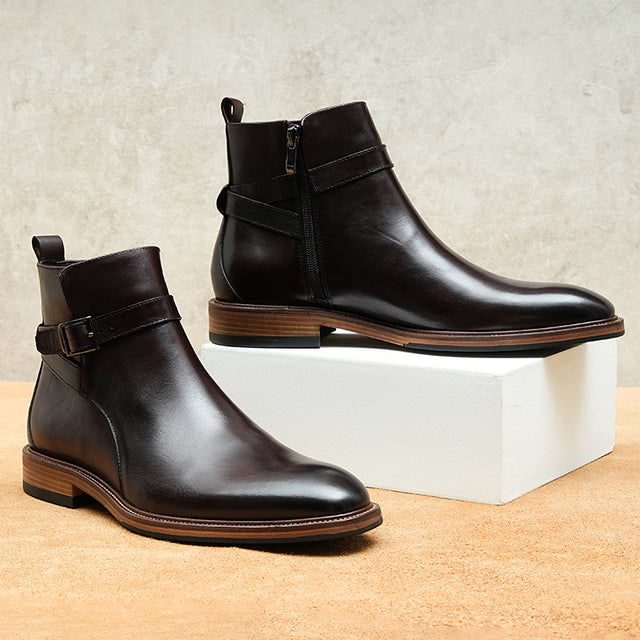 Marbelleve Slip Dress Boots