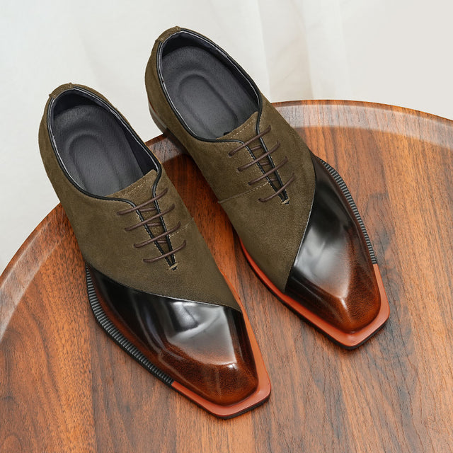 Aurastyle Ebonique Leather Brogues