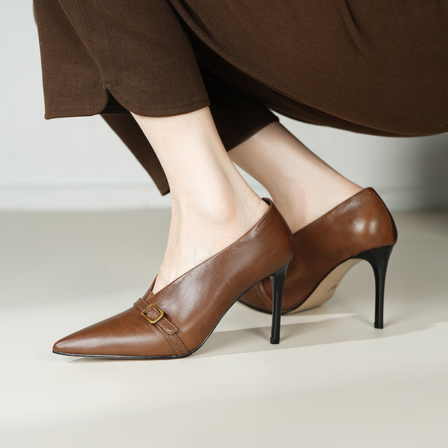 Veltique Business Pumps