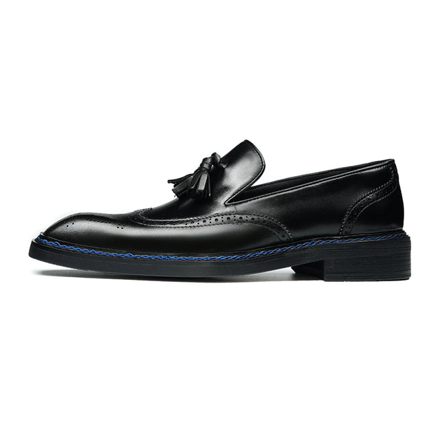 Veltique Snakara Tassel Dress Loafers