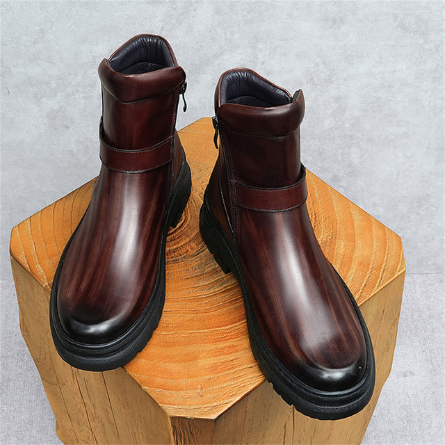Veltique Casual Motorcycle Boots