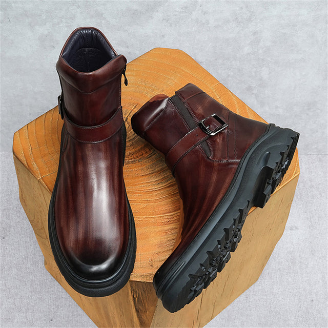 Veltique Casual Motorcycle Boots