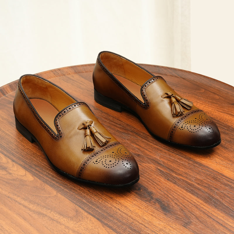 Exoticade Diamoré Ebonique Croc Loafers