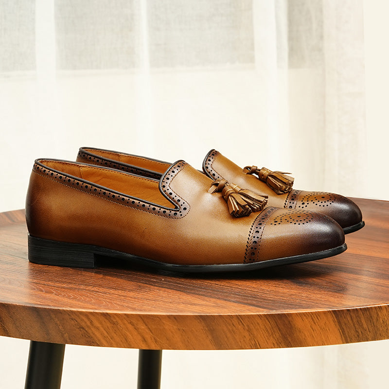 Exoticade Diamoré Ebonique Croc Loafers