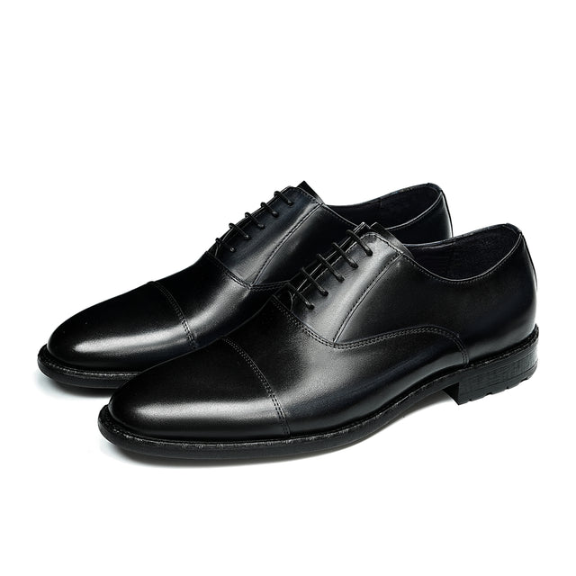 Aurastyle Ebonique Leather Brogues