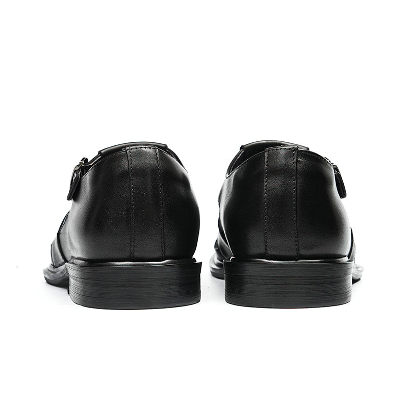 Dracavant Chic Buckle Leather Sandals