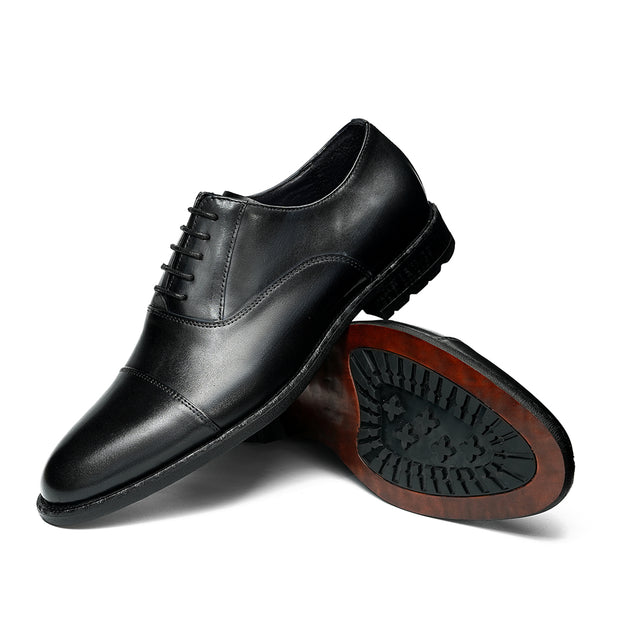 Aurastyle Ebonique Leather Brogues