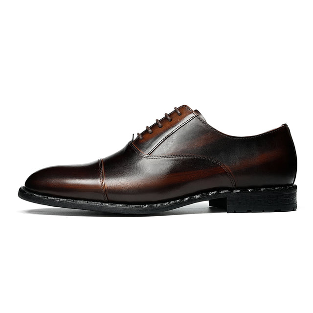 Aurastyle Ebonique Leather Brogues