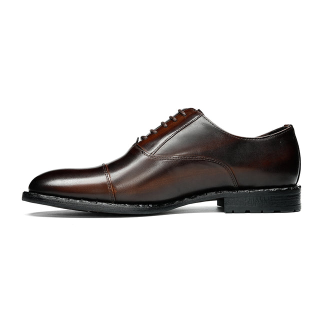 Aurastyle Ebonique Leather Brogues