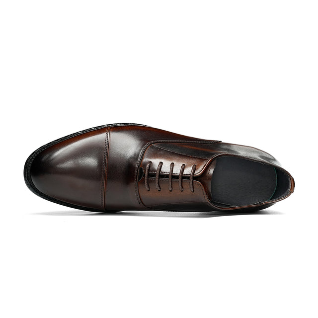 Aurastyle Ebonique Leather Brogues