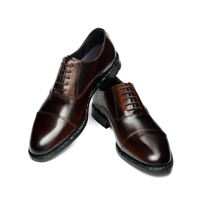 Aurastyle Ebonique Leather Brogues