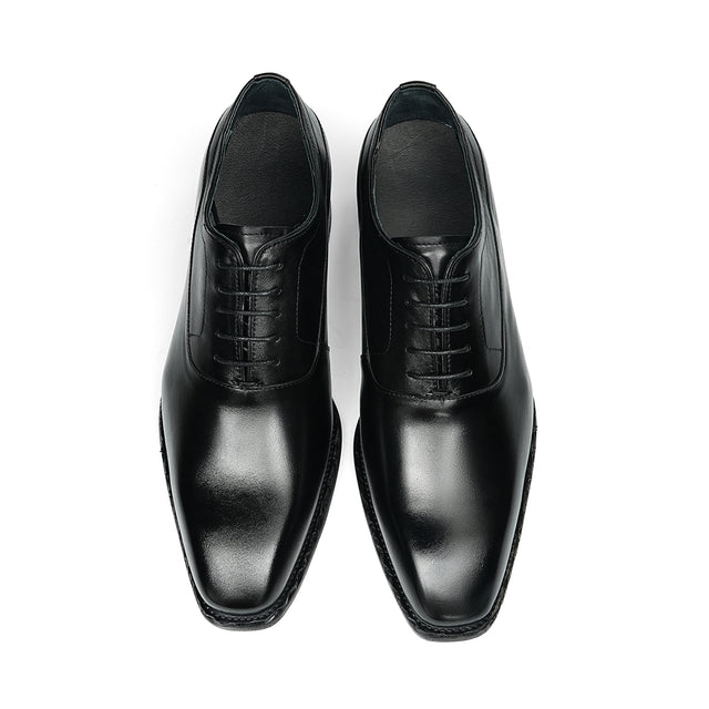 Aurastyle Ebonique increased Leather Brogues