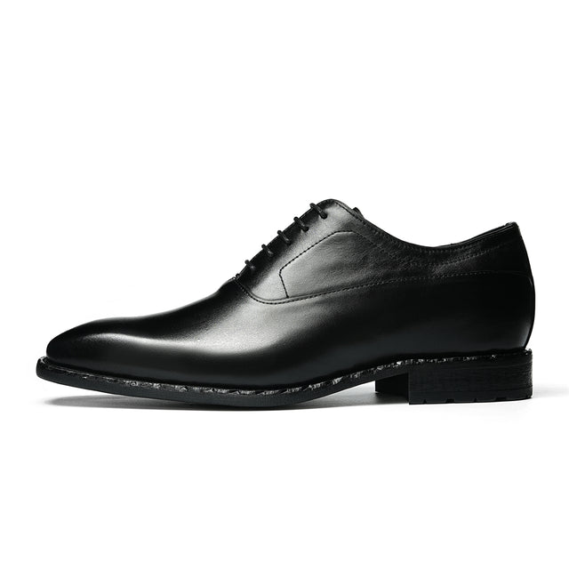 Aurastyle Ebonique increased Leather Brogues