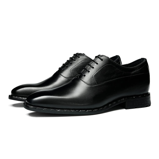 Aurastyle Ebonique increased Leather Brogues