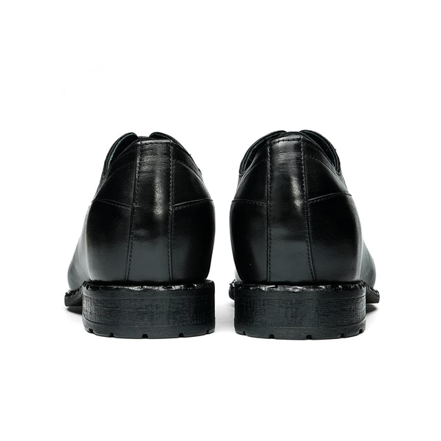 Aurastyle Ebonique increased Leather Brogues