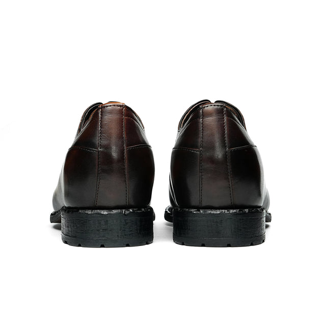Aurastyle Ebonique increased Leather Brogues
