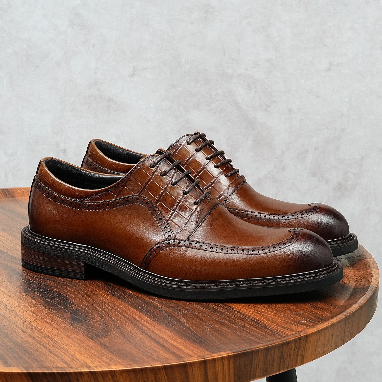 Eldorian Elegance Leather Laces Brogues