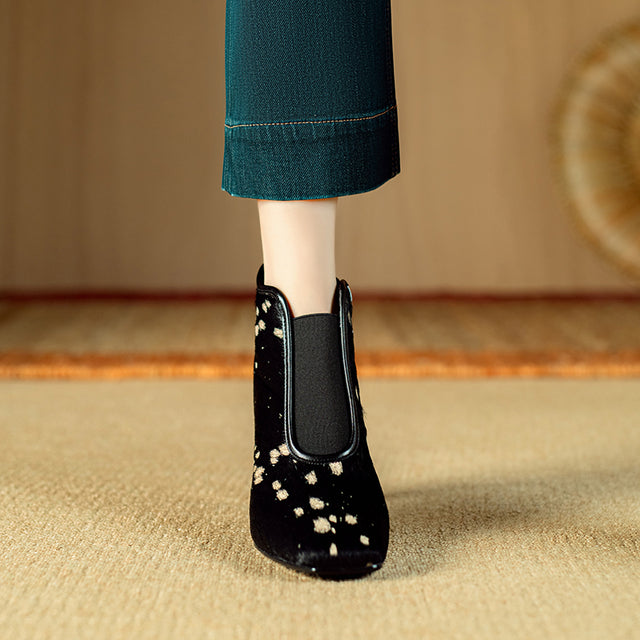 Ebonique Office Ankle Heels