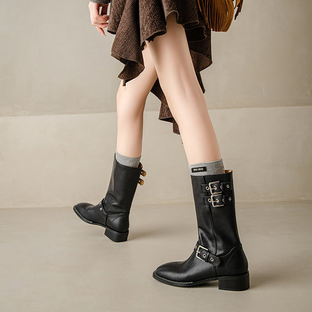 Ebonique Serpatura Tall Boots
