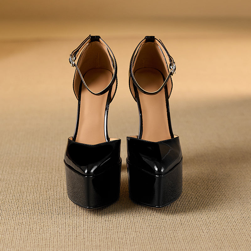 Celestova Ostranuxe Event Croctex Platform Heels