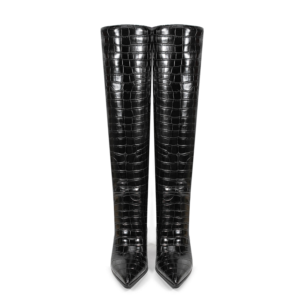 Opulessa Auburnyx Alligator Event Boots